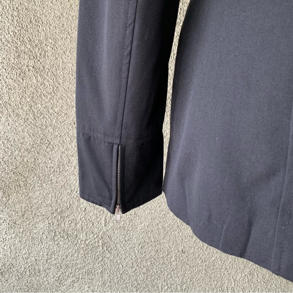 “DKNY” Black Wool Blend Jacket size 6 - Picture 7 of 14